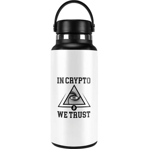In Crypto We Trust Hydro Flask 32oz Wide Mouth Skin